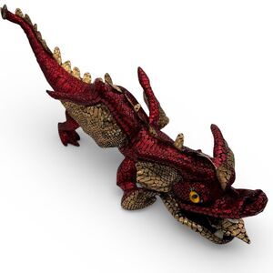 The Puppet Company Red Metallic Dragon w/Wings (Hand Puppet) 30" Discontinued